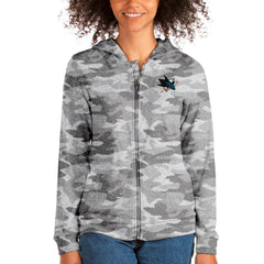 San Jose Sharks Antigua Absolute Full-Zip Hoodie - NHL Hoodies