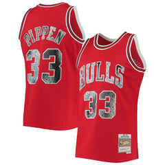 Red Scottie Pippen Chicago Bulls 1997/98 Hardwood Classics NBA 75th Anniversary Diamond Swingman Jersey sale | NBA