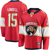 Anton Lundell Florida Panthers Fanatics Home Breakaway Player Jersey - NHL Jerseys