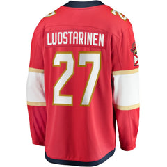 Eetu Luostarinen Florida Panthers Fanatics Home Breakaway Player Jersey - NHL Jerseys