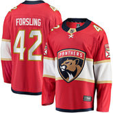 Gustav Forsling Florida Panthers Fanatics Home Breakaway Player Jersey - NHL Jerseys