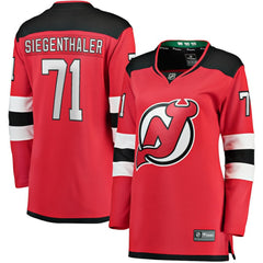 Jonas Siegenthaler New Jersey Devils Fanatics Women's Home Breakaway Player Jersey - NHL Jerseys