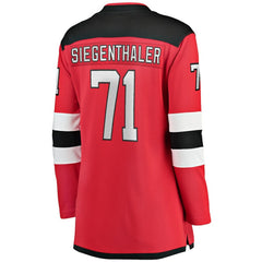 Jonas Siegenthaler New Jersey Devils Fanatics Women's Home Breakaway Player Jersey - NHL Jerseys