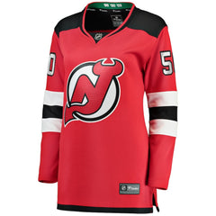 Nico Daws New Jersey Devils Fanatics Women's Home Breakaway Player Jersey - NHL Jerseys