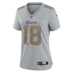 Minnesota Vikings Justin Jefferson Women's Atmosphere Fashion Game Jersey | NFL Outlet