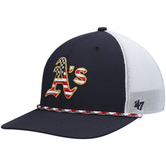 Athletics '47 Flag Fill Trucker Snapback Hat - MLB Hats