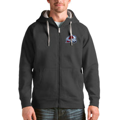 Colorado Avalanche Antigua Logo Victory Full-Zip Hoodie - NHL Hoodies