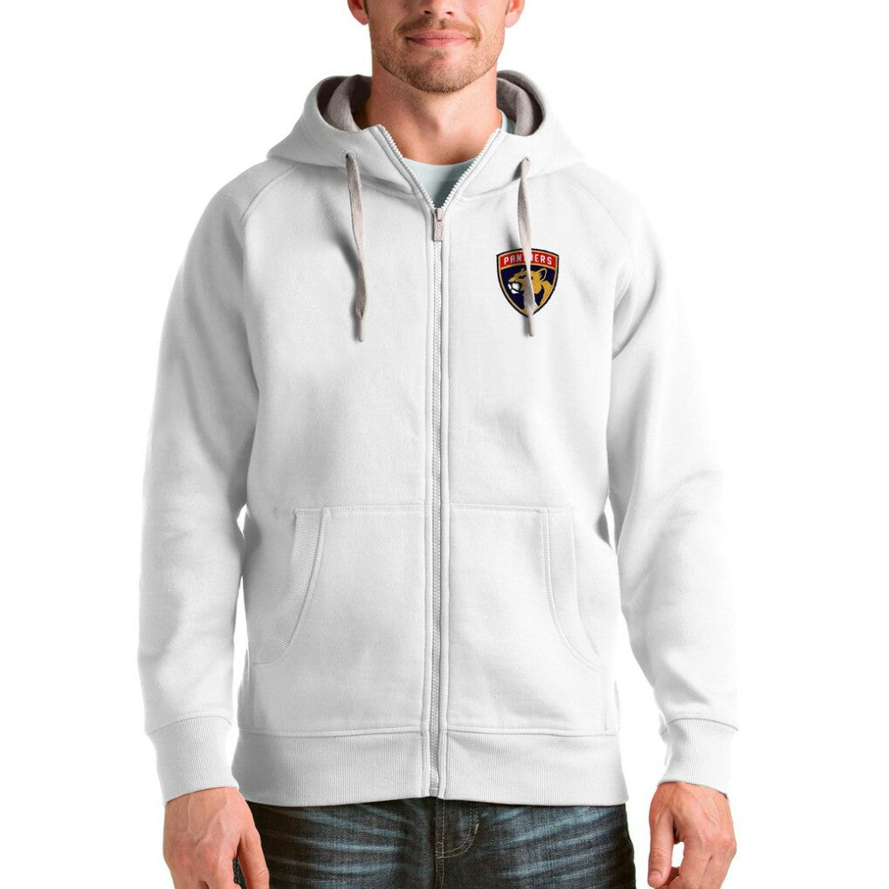 Florida Panthers Antigua Logo Victory Full-Zip Hoodie - NHL Hoodies