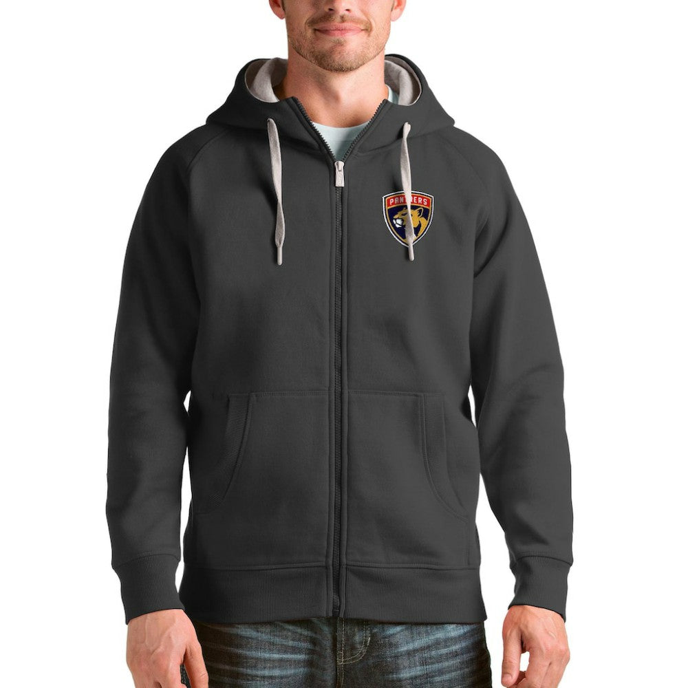 Florida Panthers Antigua Logo Victory Full-Zip Hoodie - NHL Hoodies