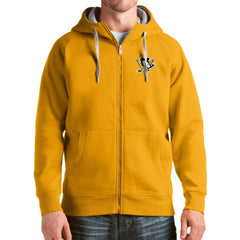 Pittsburgh Penguins Antigua Logo Victory Full-Zip Hoodie - NHL Hoodies