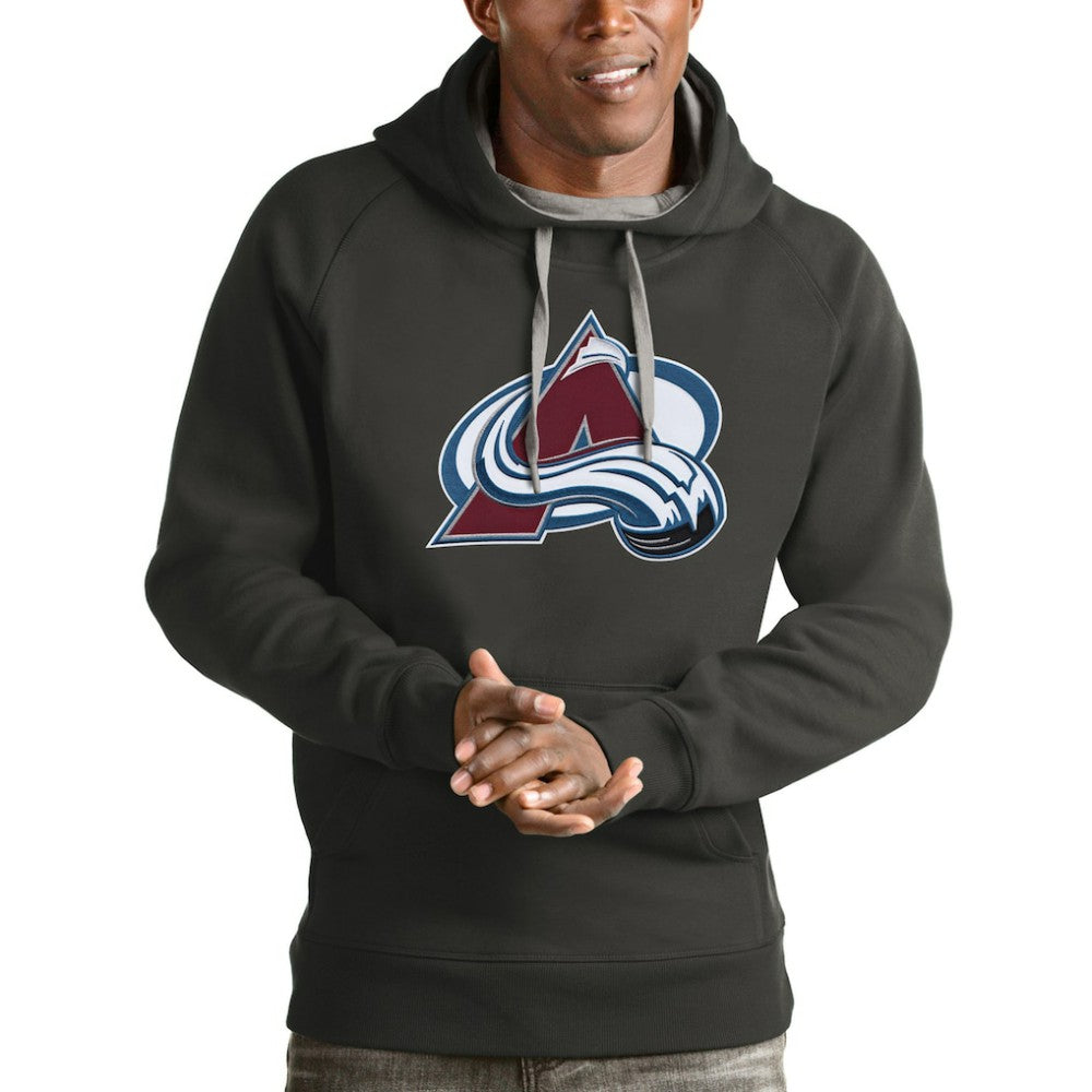 Colorado Avalanche Antigua Logo Victory Pullover Hoodie - NHL Hoodies