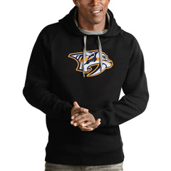 Nashville Predators Antigua Logo Victory Pullover Hoodie - NHL Hoodies