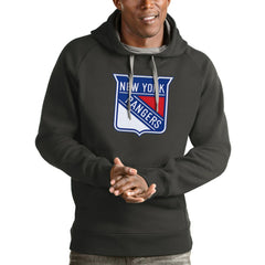 New York Rangers Antigua Logo Victory Pullover Hoodie - NHL Hoodies