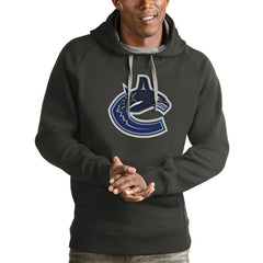 Vancouver Canucks Antigua Logo Victory Pullover Hoodie - NHL Hoodies
