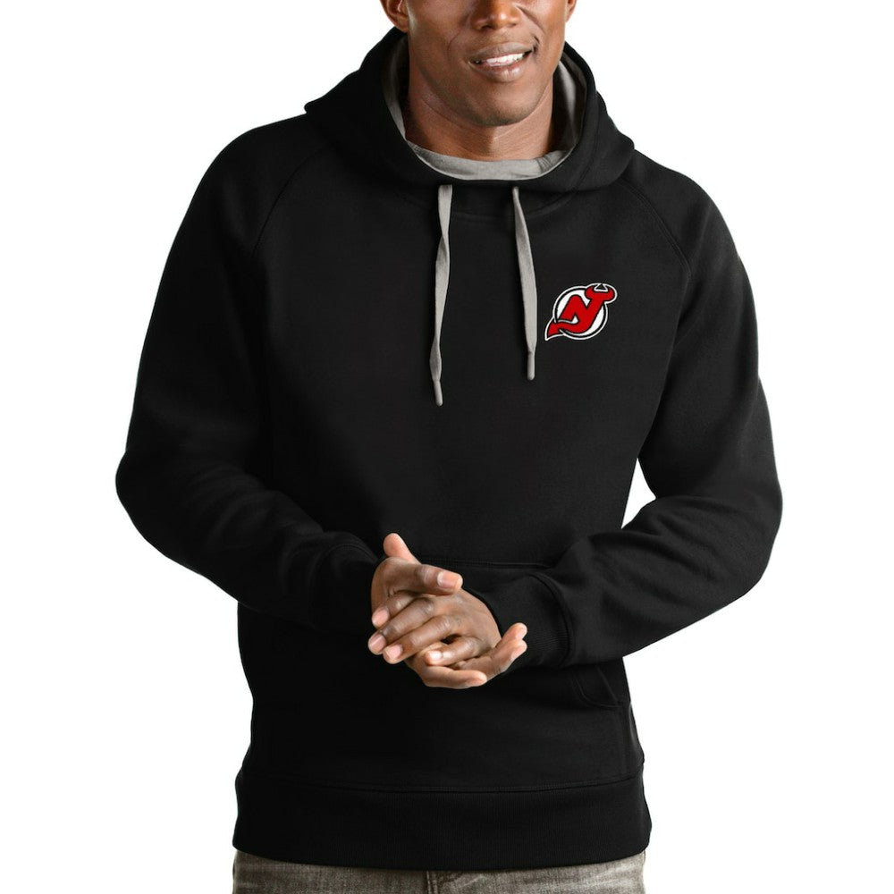 New Jersey Devils Antigua Team Victory Pullover Hoodie - NHL Jerseys