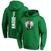 Kelly Green Jaylen Brown Boston Celtics Playmaker Name & Number Pullover Hoodie | NBA