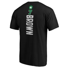 Black Jaylen Brown Boston Celtics Playmaker Name & Number T-Shirt | NBA