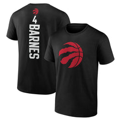 Black Scottie Barnes Toronto Raptors Playmaker Name & Number T-Shirt | NBA