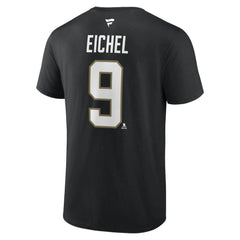 Jack Eichel Vegas Golden Knights Fanatics Authentic Stack Name & Number T-Shirt - NHL T-shirts