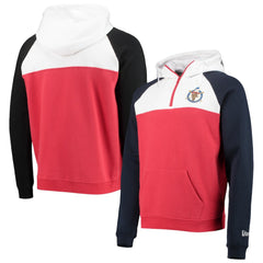 Washington Nationals New Era Cooperstown Collection Quarter-Zip Hoodie Jacket - MLB Jackets