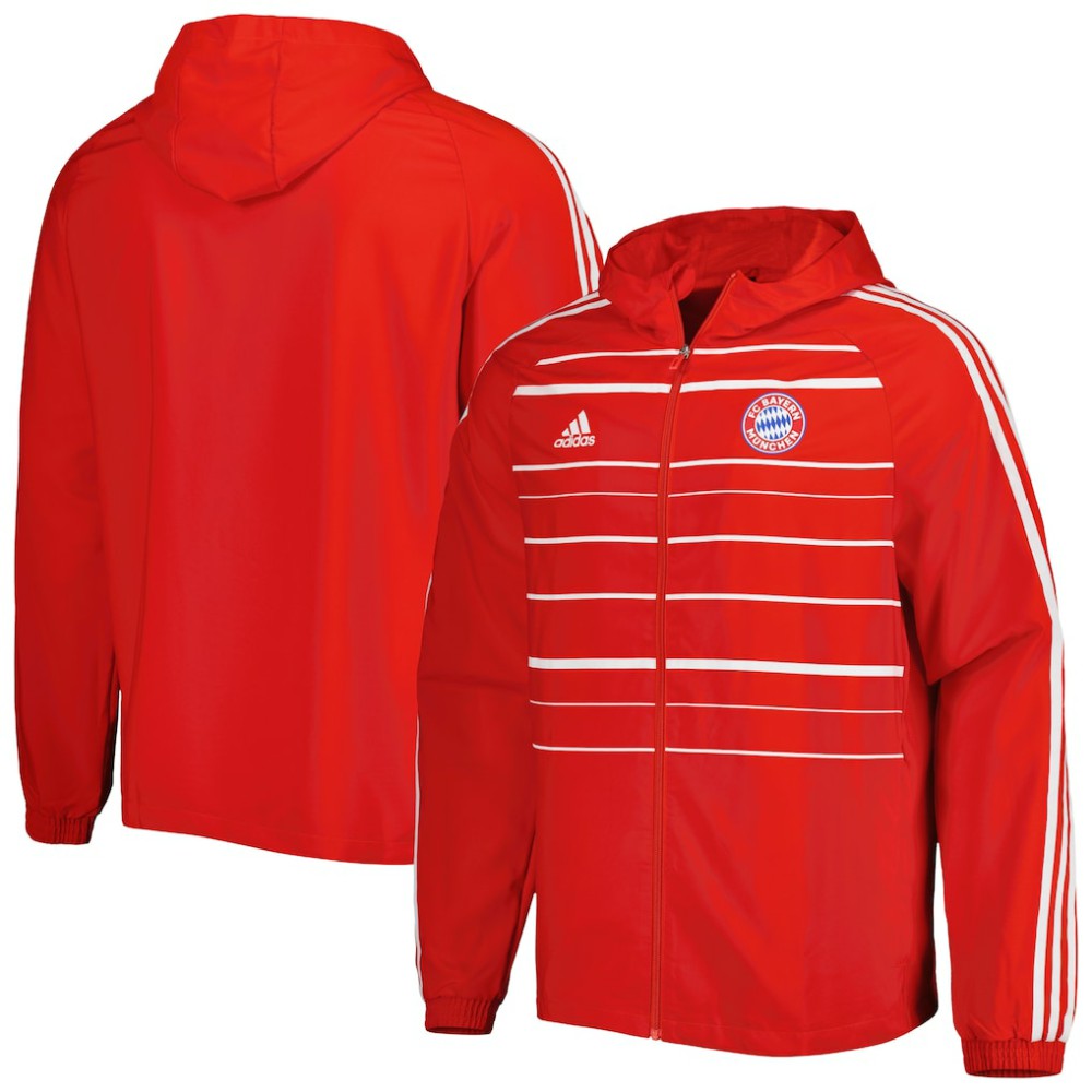 Bayern Munich DNA Raglan Full-Zip Hoodie Windbreaker Jacket