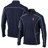 Boston Red Sox Columbia Shotgun Omni-Wick Quarter-Zip Pullover Jacket - MLB Jackets