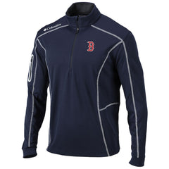 Boston Red Sox Columbia Shotgun Omni-Wick Quarter-Zip Pullover Jacket - MLB Jackets