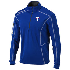 Texas Rangers Columbia Shotgun Omni-Wick Quarter-Zip Pullover Jacket - MLB Jackets