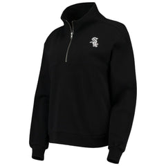 Chicago White Sox The Wild Collective Women's Two-Hit Quarter-Zip Pullover Top - MLB Pullover