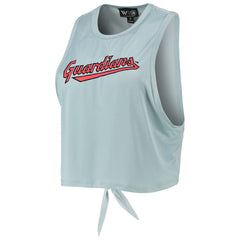 Cleveland Guardians The Wild Collective Women's Open Back Twist-Tie Tank Top - MLB Tanks