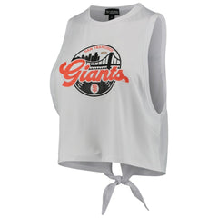 San Francisco Giants The Wild Collective Women's Open Back Twist-Tie Tank Top - MLB Tanks