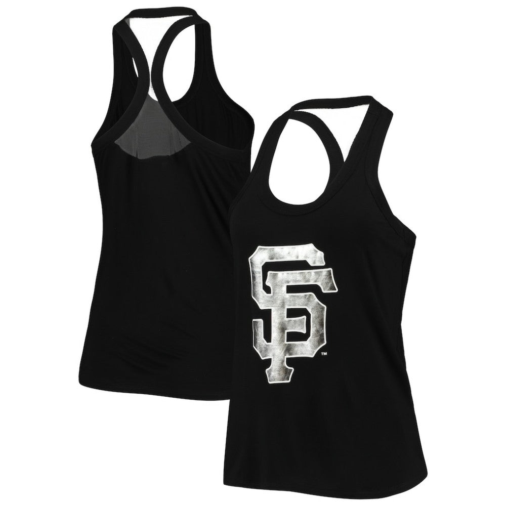 San Francisco Giants The Wild Collective Women's Tonal Athleisure Racerback Tank Top - MLB Tanks