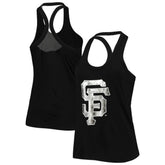 San Francisco Giants The Wild Collective Women's Tonal Athleisure Racerback Tank Top - MLB Tanks