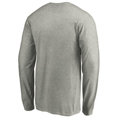 Heathered Gray Chicago Bulls Alternate Team Logo Long Sleeve T-Shirt sale | NBA