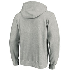 Heathered Gray Chicago Bulls Primary Mascot Logo Pullover Hoodie | NBA