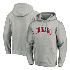 Heather Gray Chicago Bulls Alternate Logo Pullover Hoodie | NBA