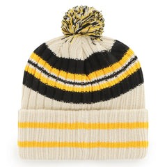 Pittsburgh Pirates '47 Home Patch Cuffed Knit Hat with Pom - MLB Hats