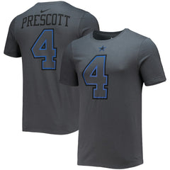 Dallas Cowboys Dak Prescott Player Name & Number T-Shirt | NFL Hot