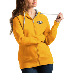 Nashville Predators Antigua Women's Victory Full-Zip Hoodie - NHL Hoodies