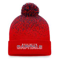 Washington Capitals Fanatics Iconic Gradient Cuffed Knit Hat with Pom - NHL Hats