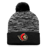 Ottawa Senators Fanatics Defender Cuffed Knit Hat with Pom - NHL Hats
