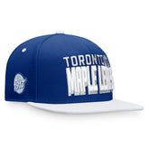 Toronto Maple Leafs Fanatics Heritage Retro Two-Tone Snapback Hat - NHL Hats