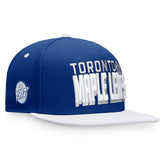 Toronto Maple Leafs Fanatics Heritage Retro Two-Tone Snapback Hat - NHL Hats