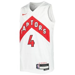White Scottie Barnes Toronto Raptors Youth Swingman Jersey | NBA