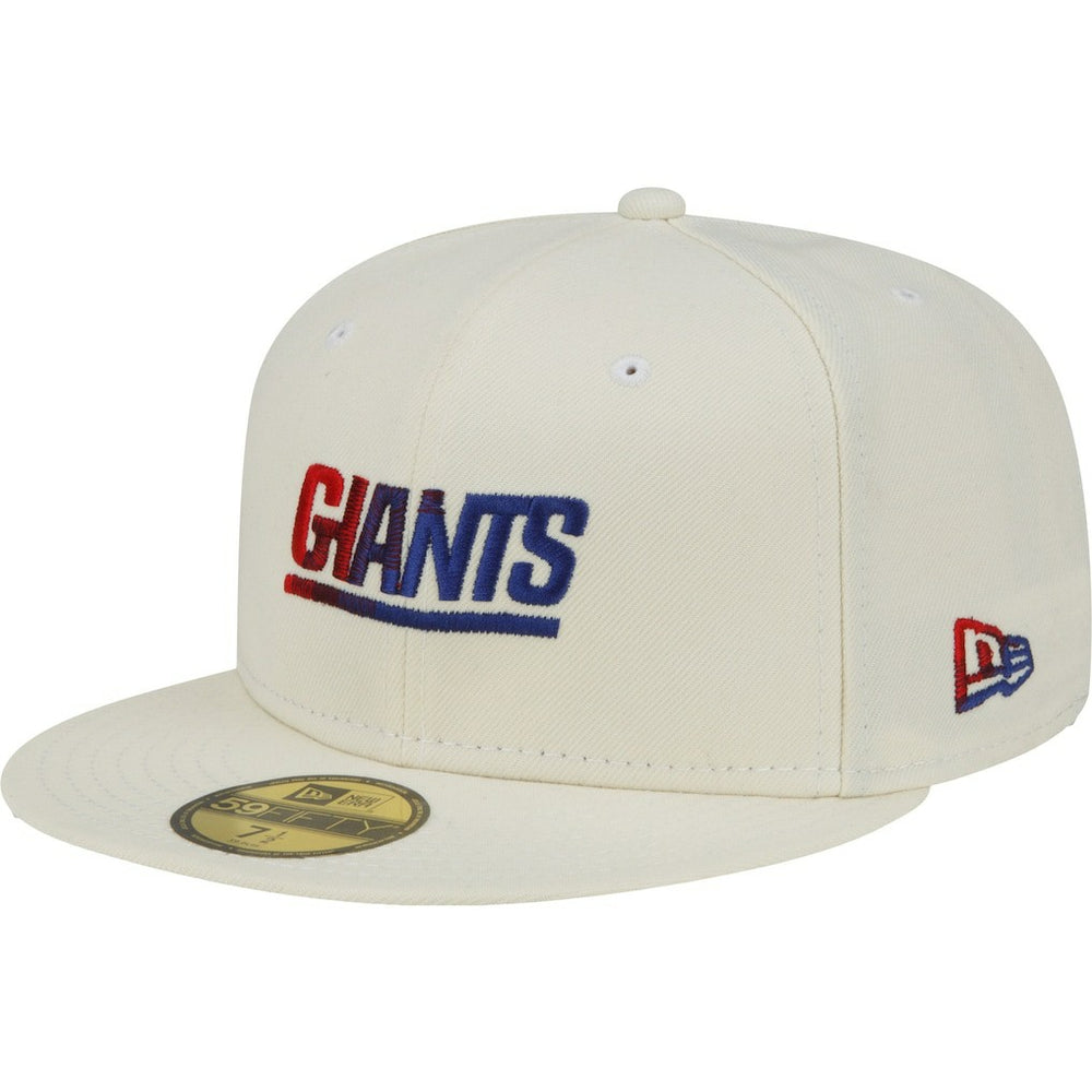 New York Giants Chrome Color Dim 59FIFTY Fitted Hat | NFL Outlet