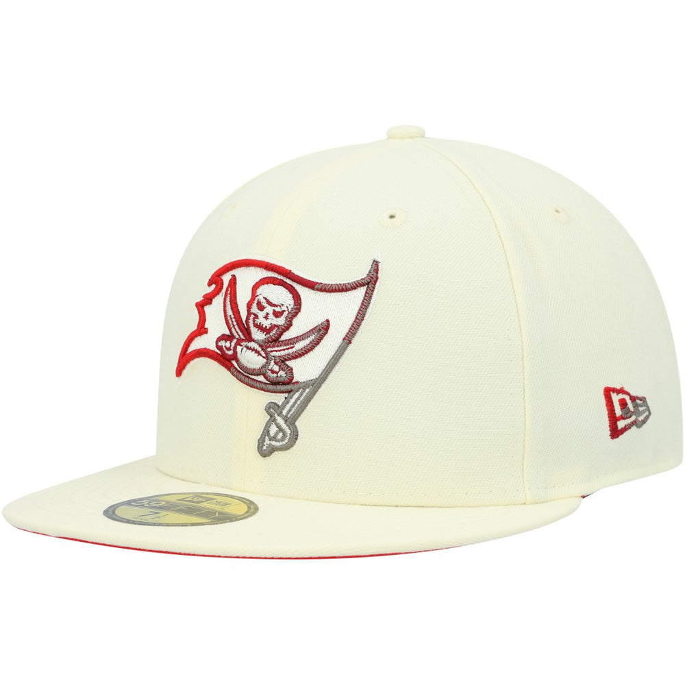 Tampa Bay Buccaneers Chrome Color Dim 59FIFTY Fitted Hat | NFL Outlet