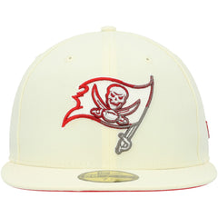 Tampa Bay Buccaneers Chrome Color Dim 59FIFTY Fitted Hat | NFL Outlet