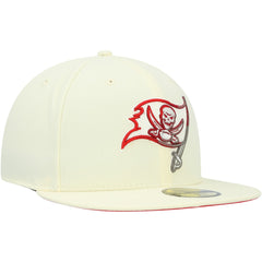 Tampa Bay Buccaneers Chrome Color Dim 59FIFTY Fitted Hat | NFL Outlet