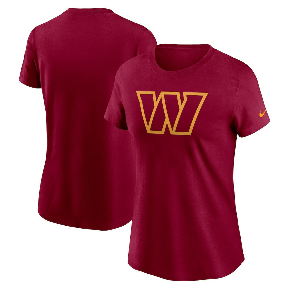 Washington Commanders Women's Logo Cotton Essential T-Shirt | NFL Near me