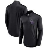 Colorado Rockies Fanatics Tough Minded Lightweight Quarter-Zip Pullover - MLB Pullover
